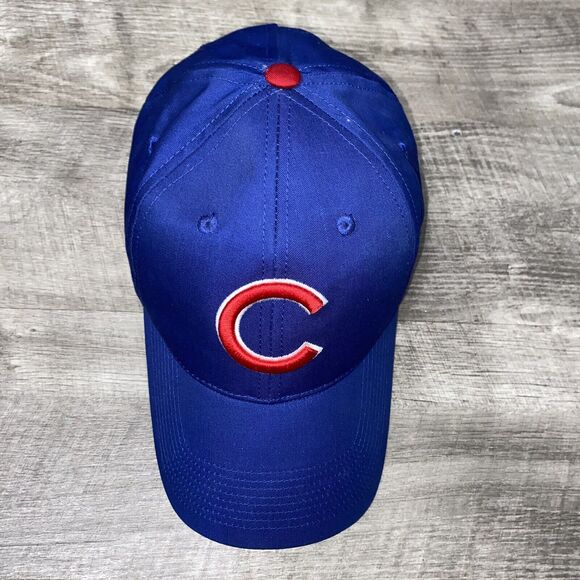 Chicago Cubs Team MLB OC Sports Hat Cap Royal Blue Red C Team Logo Adjustable - Picture 4 of 11